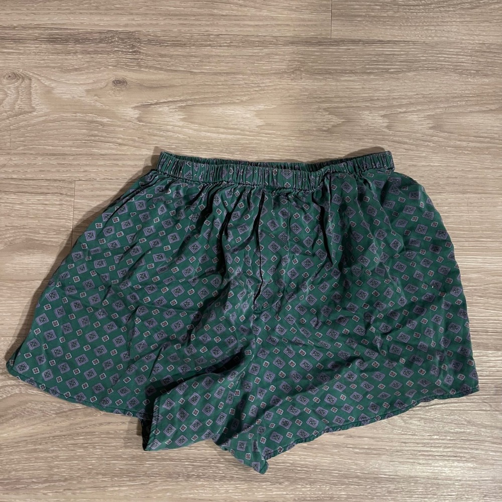 Vintage Silk Men's Boxers XS Loungewear Pajama Retro 80s